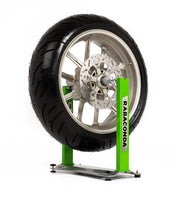 Equilibradora de ruedas de moto