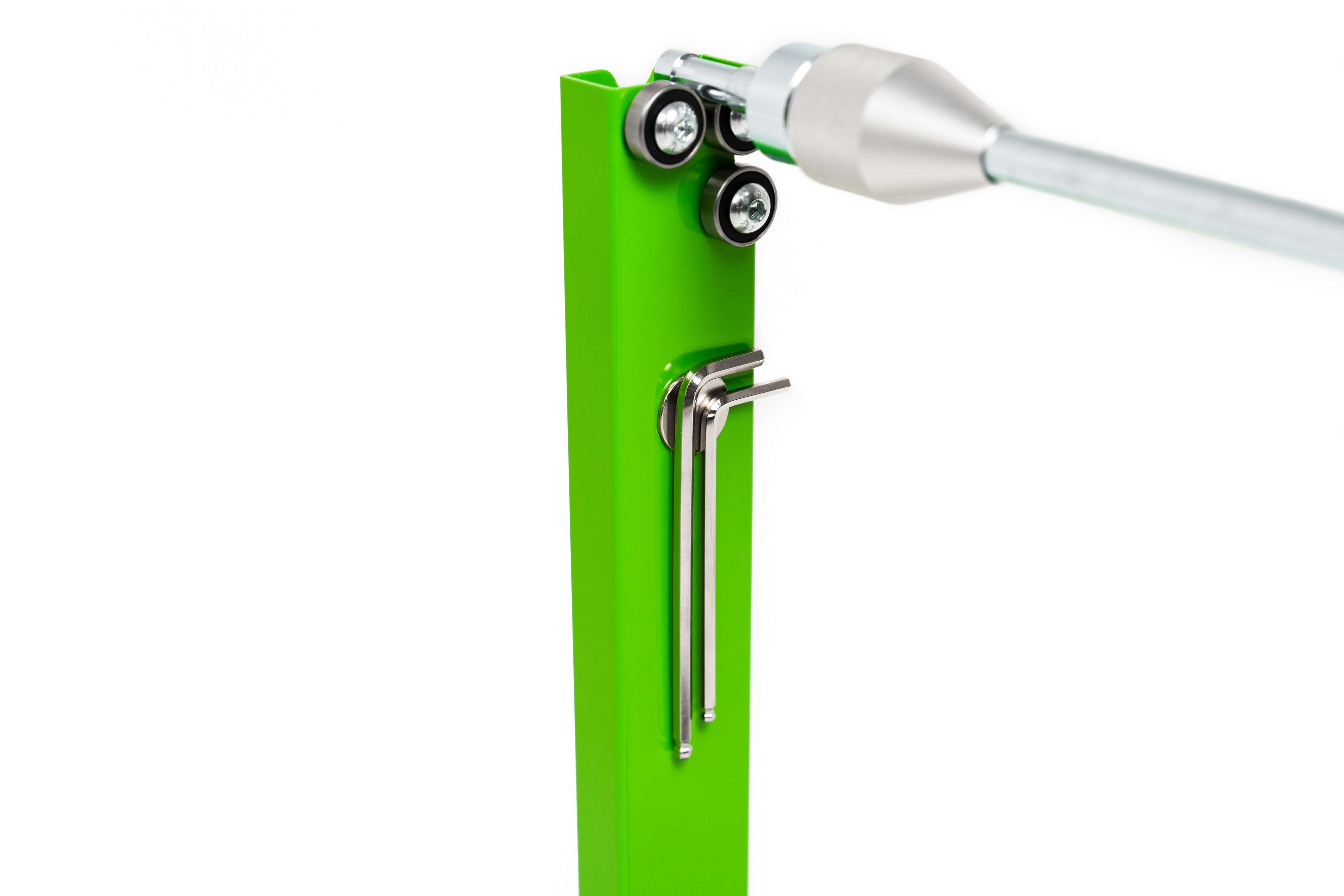 Equilibradora de ruedas de moto