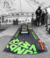 Alfombrilla para boxes de moto