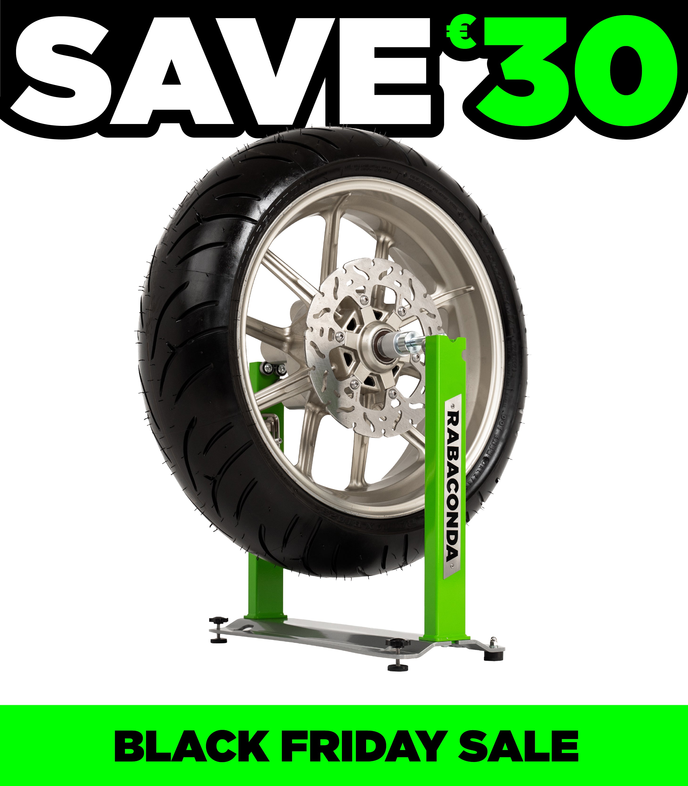 Equilibradora de ruedas de moto