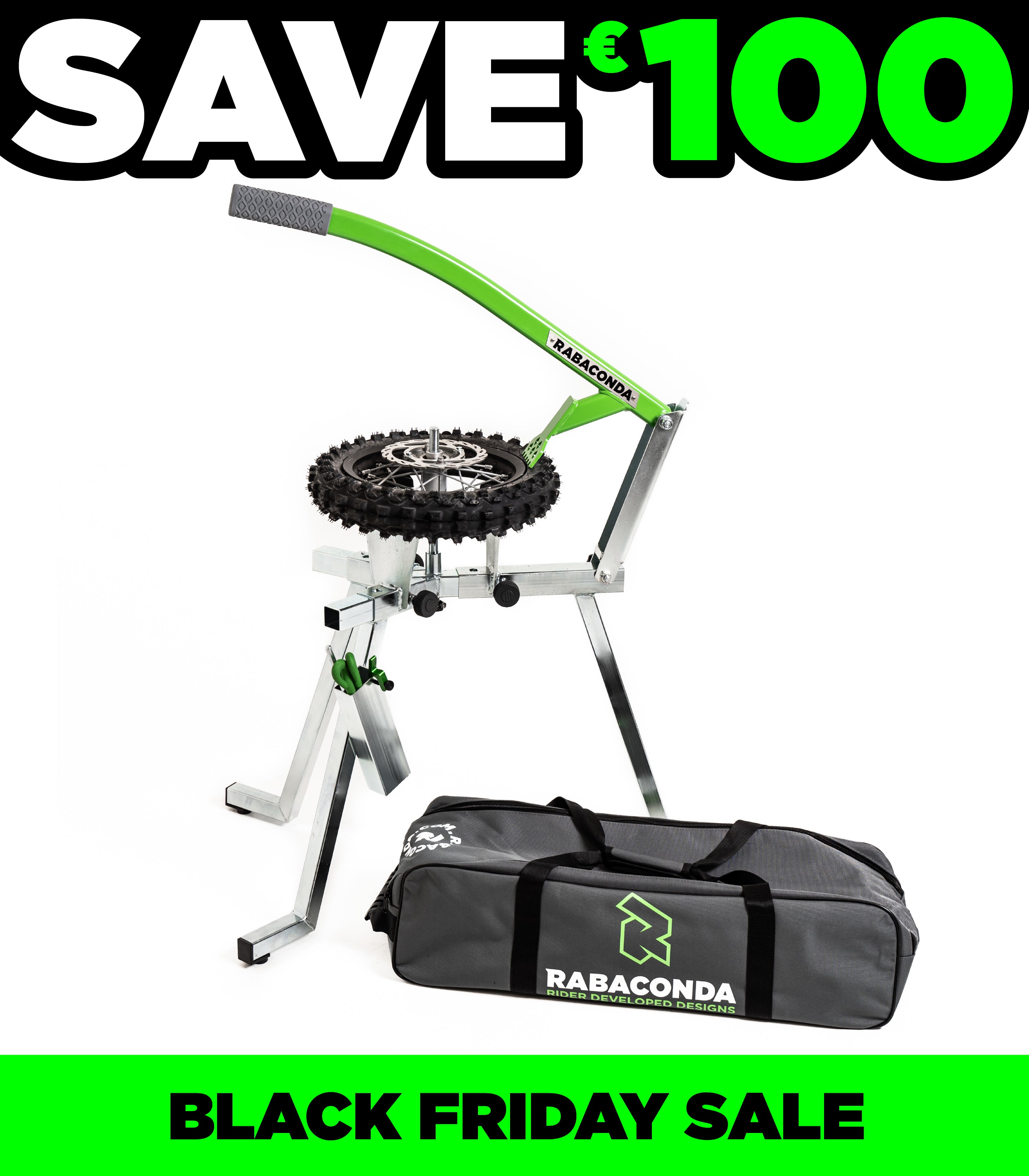 Mini destalonador de neumáticos de Rabaconda